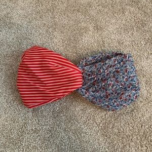Striped & floral headband